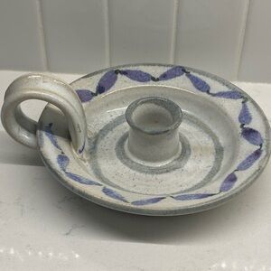 Handcrafted Pottery Candle Holder